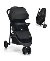 Costway Baby Jogging Stroller Jogger Travel System w/Adjustable Canopy for Newborn