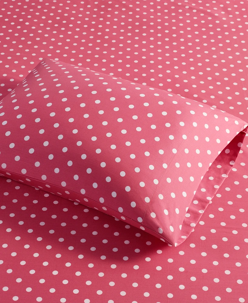 Intelligent Design Polka Dot Cotton 4-Pc. Sheet Set