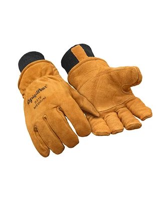 RefrigiWear Men's Insulated Leather Work Gloves - Warm, Durable, Foam Padded, 0°F Cold Weather Rating