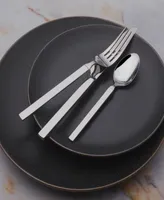 Mikasa Living Arlo 18.0 Stainless Steel 24 Piece Flatware Set, Service for 8 with Caddy