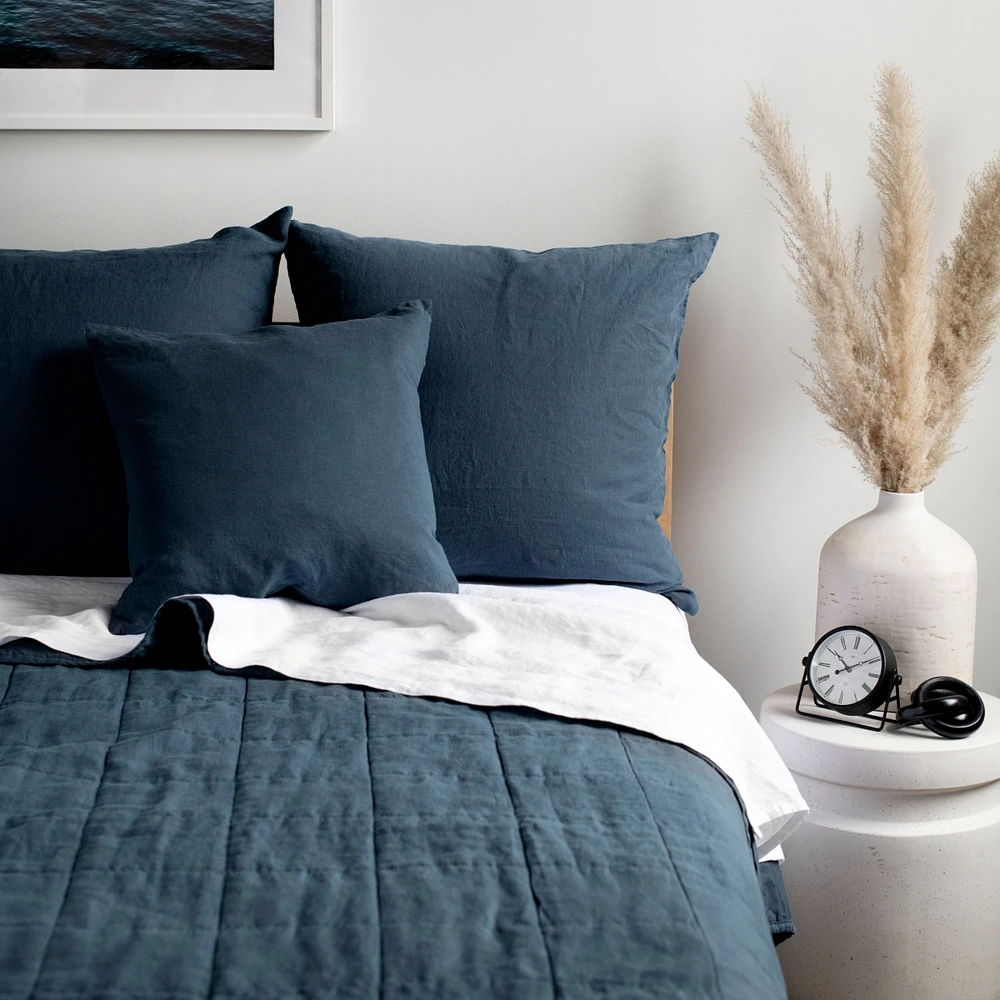 100% French Linen Euro Sham - 26" X