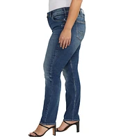 Silver Jeans Co. Plus Suki Mid Rise Straight Leg