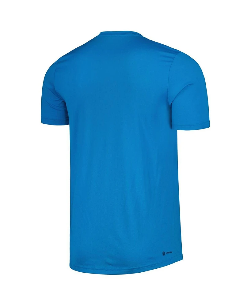 Men's adidas Blue Charlotte Fc Club Dna Performance T-shirt