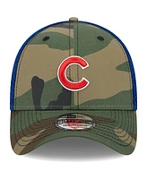 Men's New Era Camo Chicago Cubs Team Neo 39THIRTY Flex Hat
