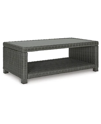 Signature Design By Ashley 17.75" Resin Wicker Outdoor Coffee Table