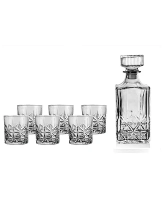 Fifth Avenue Manufacturers Louisville 7 Piece Whiskey Set