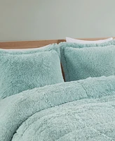 Intelligent Design Malea Shaggy Faux-Fur 3-Pc. Comforter Set, Full/Queen