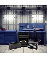 High Capacity 6-Drawer Rolling Tool Chest Storage Cabinet Toolbox Combo