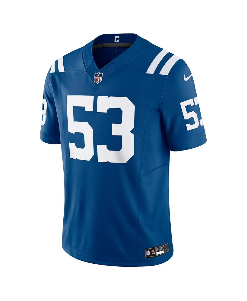 Men's Nike Shaquille Leonard Royal Indianapolis Colts Vapor F.u.s.e. Limited Jersey