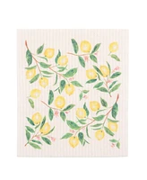 Kaf Home Swedish Dish Cloths, All Over Lemon, Set of 4