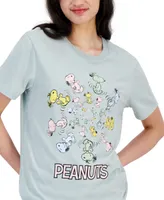 Love Tribe Juniors' Peanuts Graphic Snoopy T-Shirt