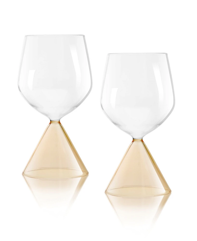 Qualia Glass Venice Wine Glasses, Set of 2