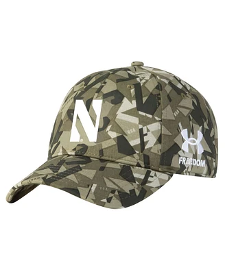 Men's Under Armour Camo Northwestern Wildcats Freedom Collection Adjustable Hat