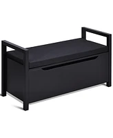 Shoe Bench Storage Rack Cushion Seat Ottoman Bedroom Hallway Entryway