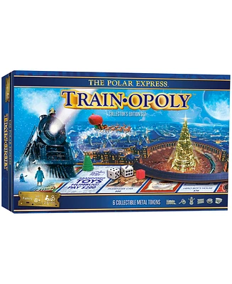 Masterpieces Puzzles the Polar Express Train-Opoly Collector's Edition Set