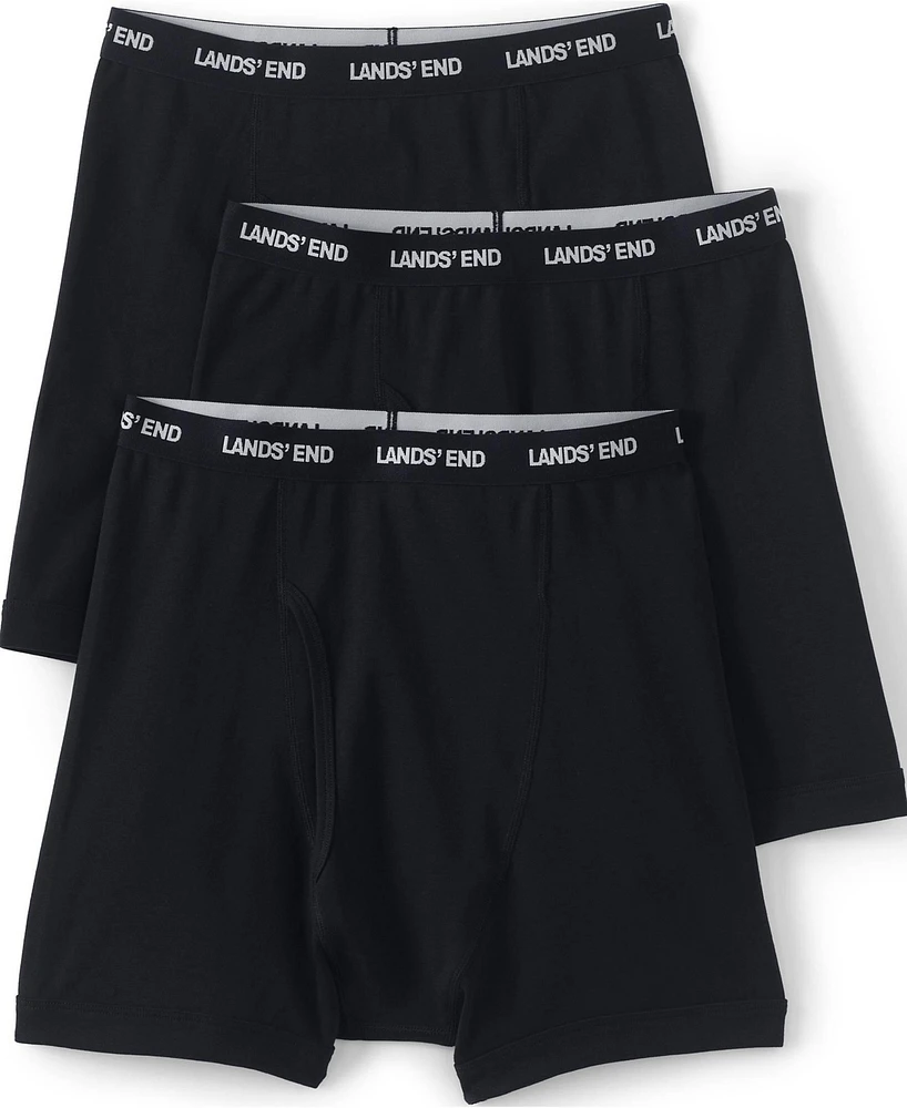 Lands' End Men's 3 Pack Knit Boxer Briefs