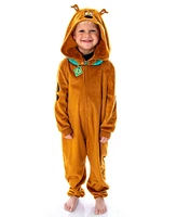 Scooby-Doo Toddler Scooby Doo Hooded Character One Piece Union Suit Pajama