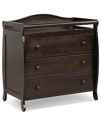 Costway Baby 3 Drawer Changing Table Diaper Station w/ Safety Belt