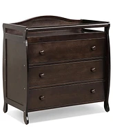 Costway Baby 3 Drawer Changing Table Diaper Station w/ Safety Belt