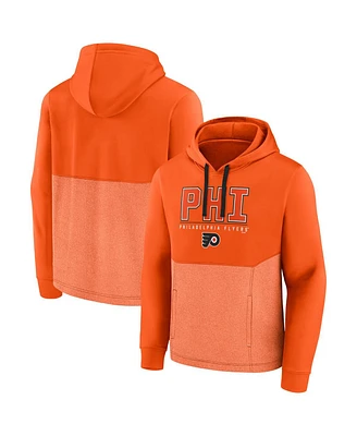 Men's Fanatics Orange Philadelphia Flyers Successful Tri-Blend Pullover Hoodie