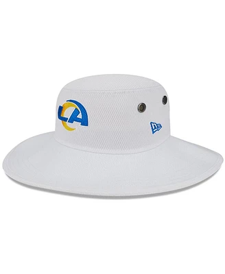Men's New Era White Los Angeles Rams 2023 Nfl Training Camp Panama Bucket Hat