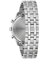 Bulova Men's Chronograph Classic Sutton Stainless Steel Bracelet Watch 41mm