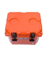 Camp-zero 10 | 10.6 Qt. Premium Cooler with 2 Molded-in Cup Holders & Folding Aluminum Handle