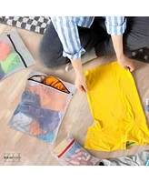 Zulay Kitchen 5 Pack Mix Size Reusable Mesh Laundry Bags for Delicates and Washing Machine (2 Small, 2 Medium, 1 Large)