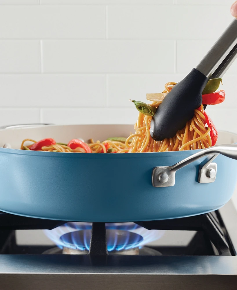 KitchenAid Hard Anodized Ceramic Nonstick 5 Quart Saute Pan with Lid