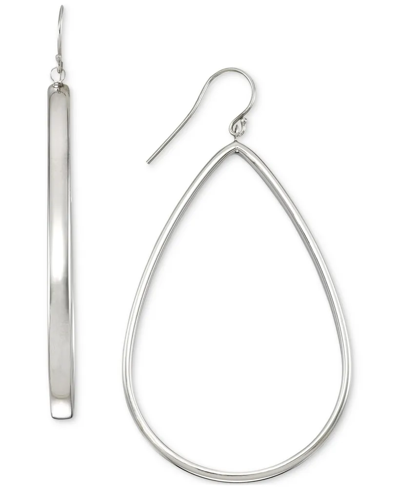 14k Gold Vermeil Earrings, Teardrop Dangle Earrings (Also Sterling Silver)