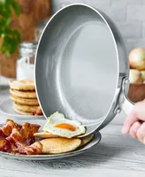 GreenPan Chatham Tri-Ply Stainless Steel Ceramic Nonstick 3 Piece Frying Pan Set