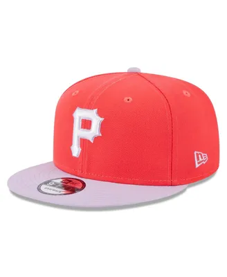 Men's New Era Red, Purple Pittsburgh Pirates Spring Basic Two-Tone 9FIFTY Snapback Hat