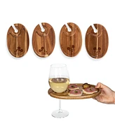 Disney's Mickey Mouse Wine Appetizer Plate Set of 4