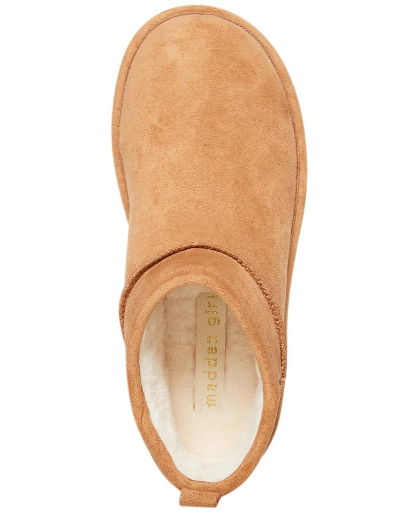 Madden Girl Embracce Cozy Mini Platform Booties