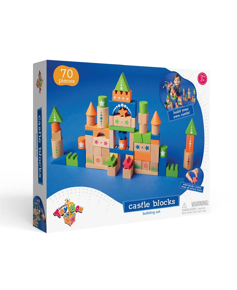 Geoffrey's Toy Box Castle 70 Pieces Blocks Building Set, Created for Macy's