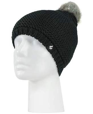 Heat Holders Paris Purl Stitch Pom-Pom Hat