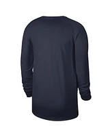Men's and Women's Nike Navy New Orleans Pelicans 2023/24 Legend On-Court Practice Long Sleeve T-shirt