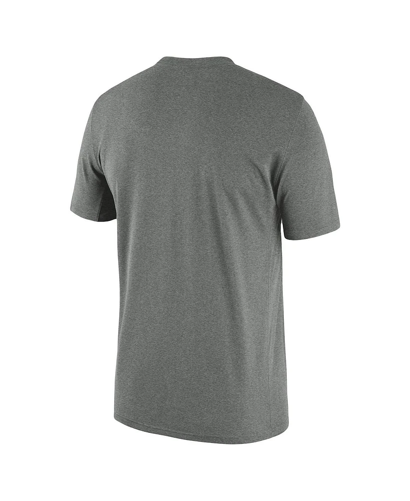 Men's Nike Heather Gray Phoenix Suns 2023 Sideline Legend Performance Practice T-shirt