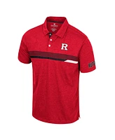 Men's Colosseum Scarlet Rutgers Scarlet Knights No Problemo Polo Shirt