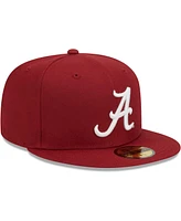 Men's New Era Crimson Alabama Crimson Tide Evergreen 59FIFTY Fitted Hat