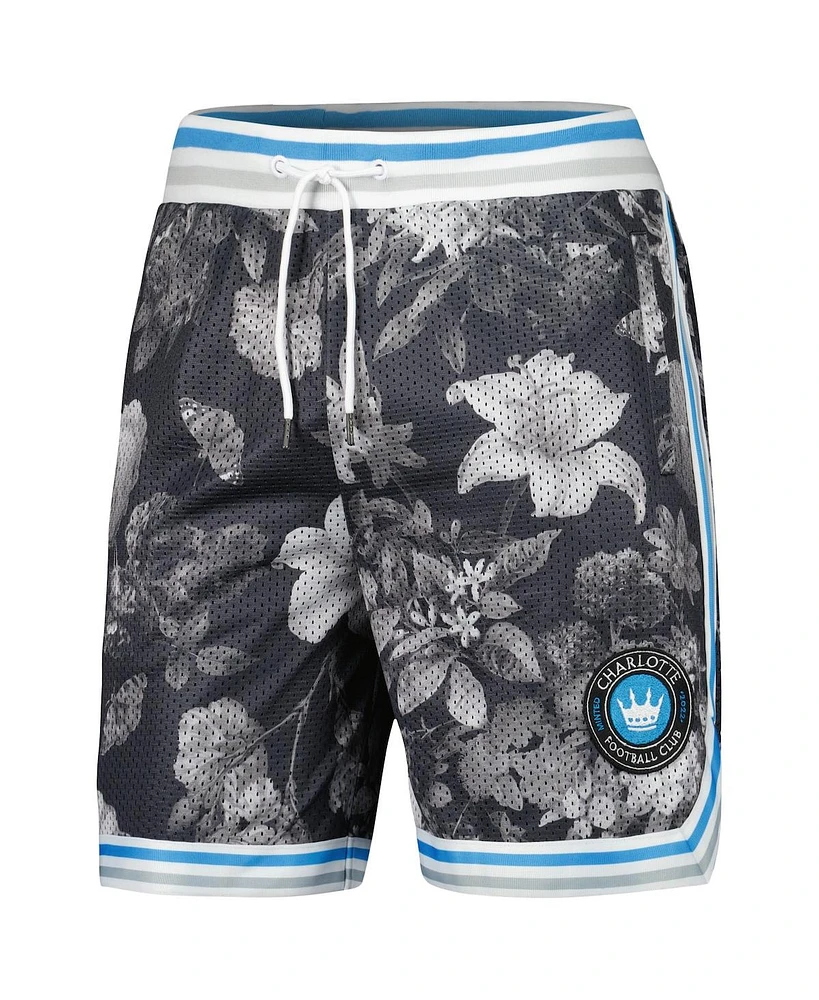 Men's The Wild Collective Charcoal Charlotte Fc Mesh Printed Shorts