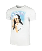 Men's White Aaliyah Graphic T-shirt