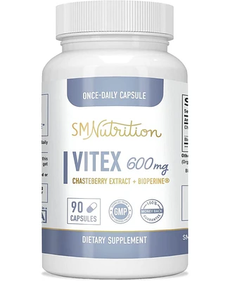SMNutrition Vitex 600mg Capsules, SMNutrition, 90ct