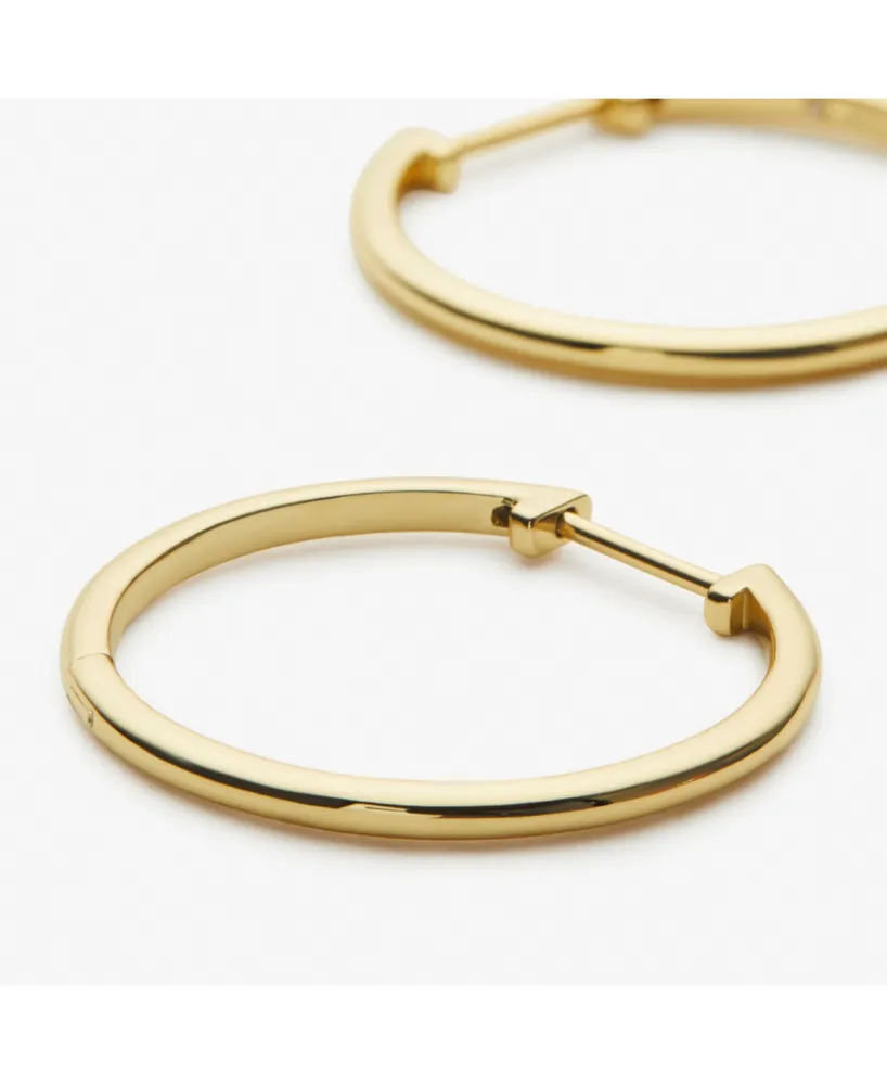 Ana Luisa - Medium Slim Endless Hoops - Lo Medium