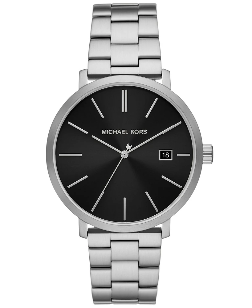 Michael Kors Men's Blake Three-Hand Date Stainless Steel Watch 42mm