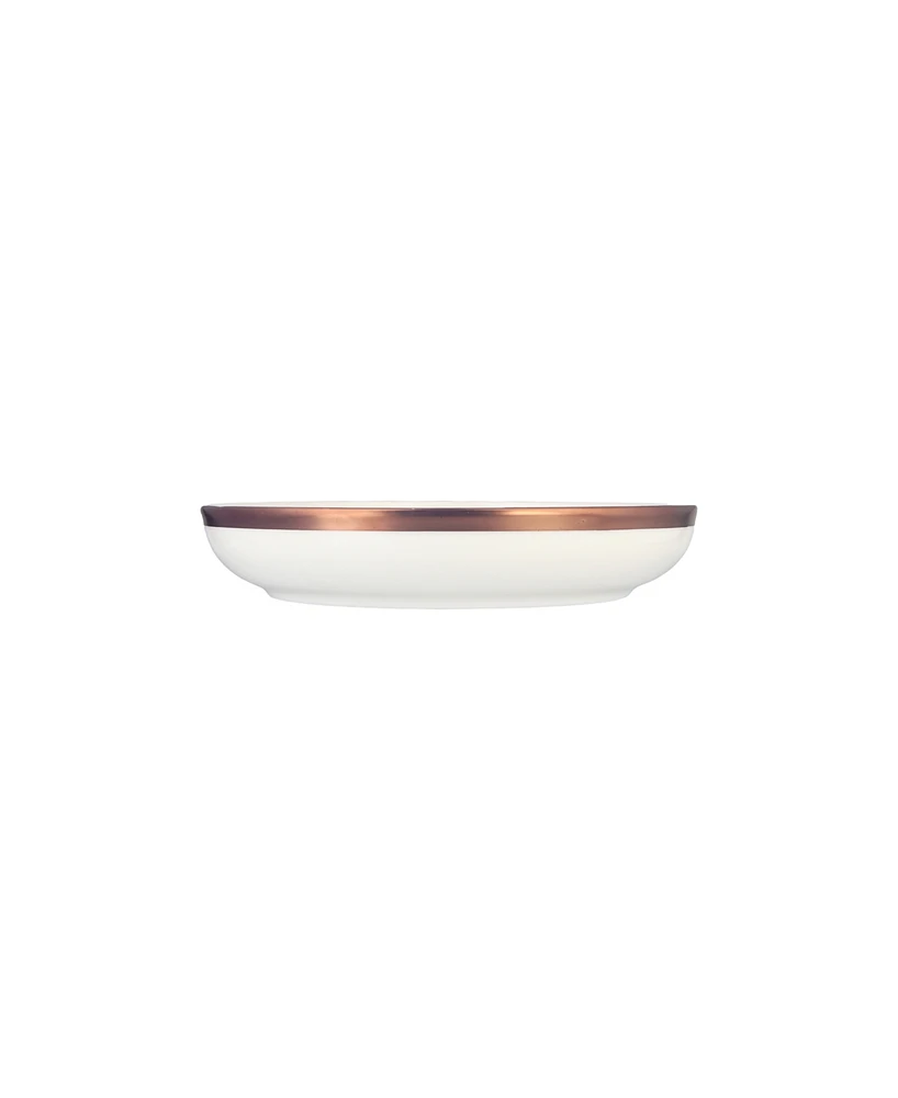 Porland Copper Line 4 Piece Bowl Set, Service for 4