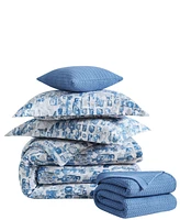 Southshore Fine Linens Rhythm 5 Piece Comforter Set, Full/Queen