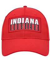 Men's Colosseum Crimson Indiana Hoosiers Positraction Snapback Hat