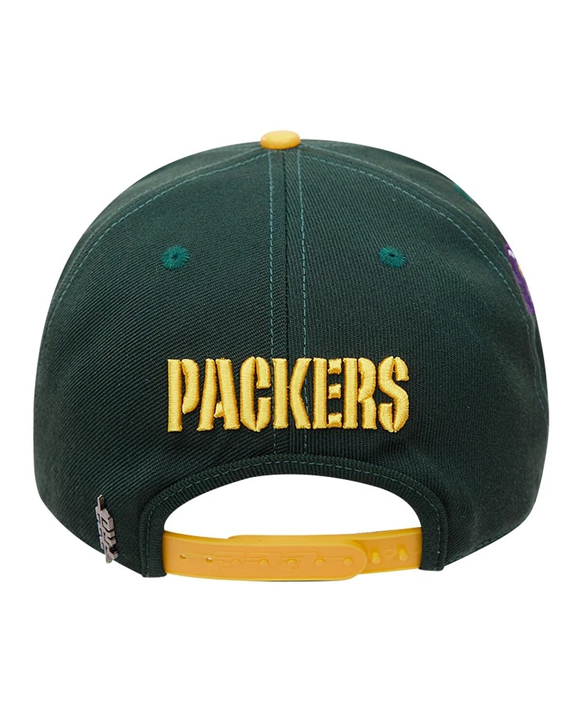 Men's Pro Standard Green Green Bay Packers Hometown Snapback Hat