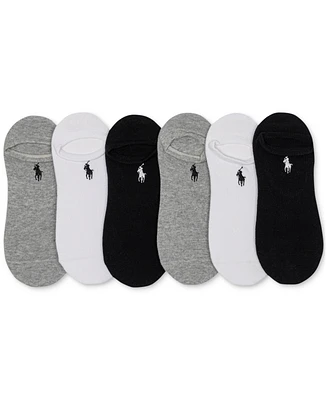 Polo Ralph Lauren Women's 6-Pk. No-Show Liner Socks
